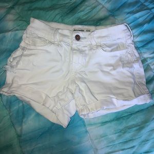 Abercrombie Kids white shorts